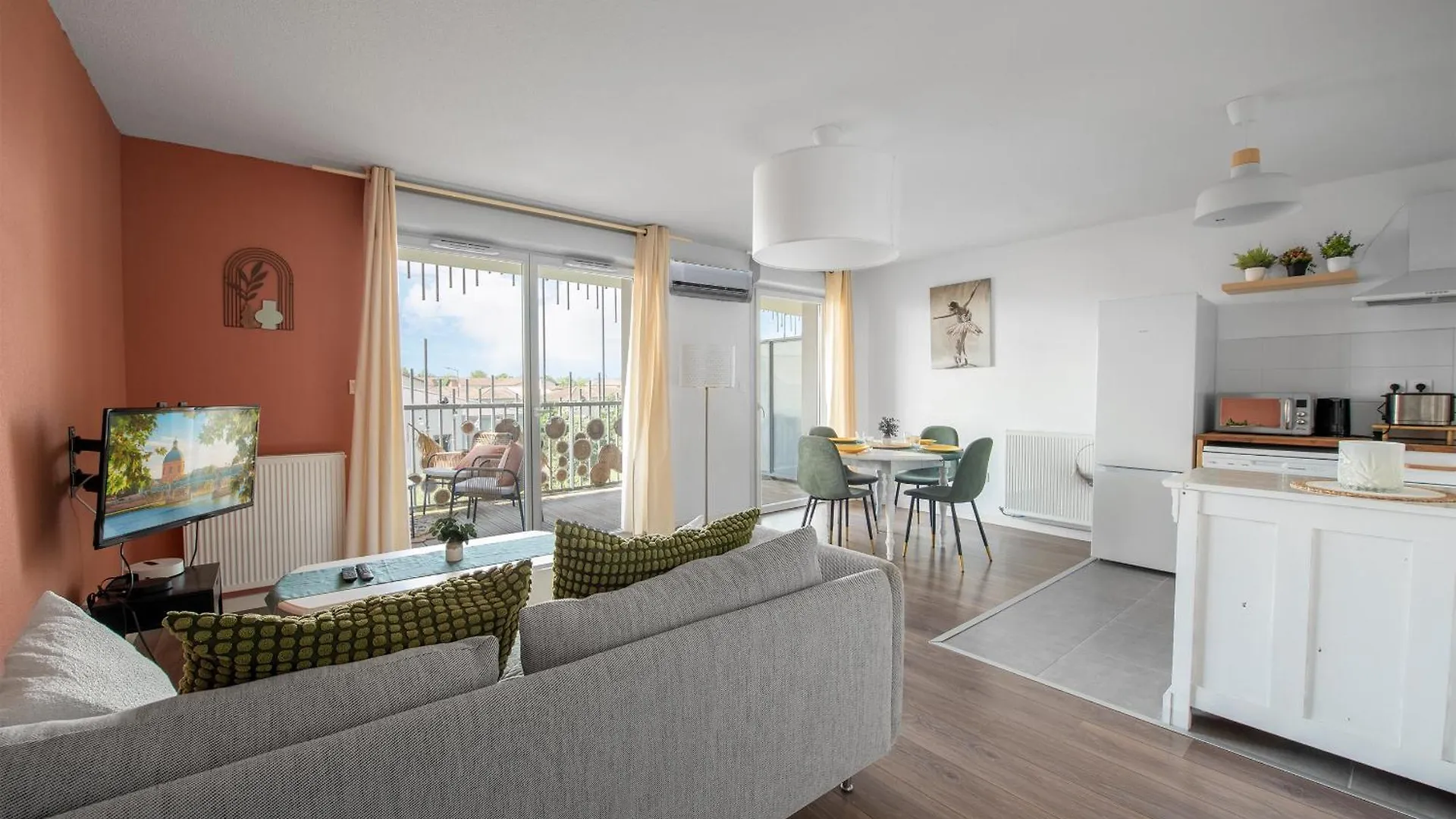 T3 Avec Terrasse Et Parking, A Proximite De L'Aeroport Et D'Airbus Apartment Toulouse